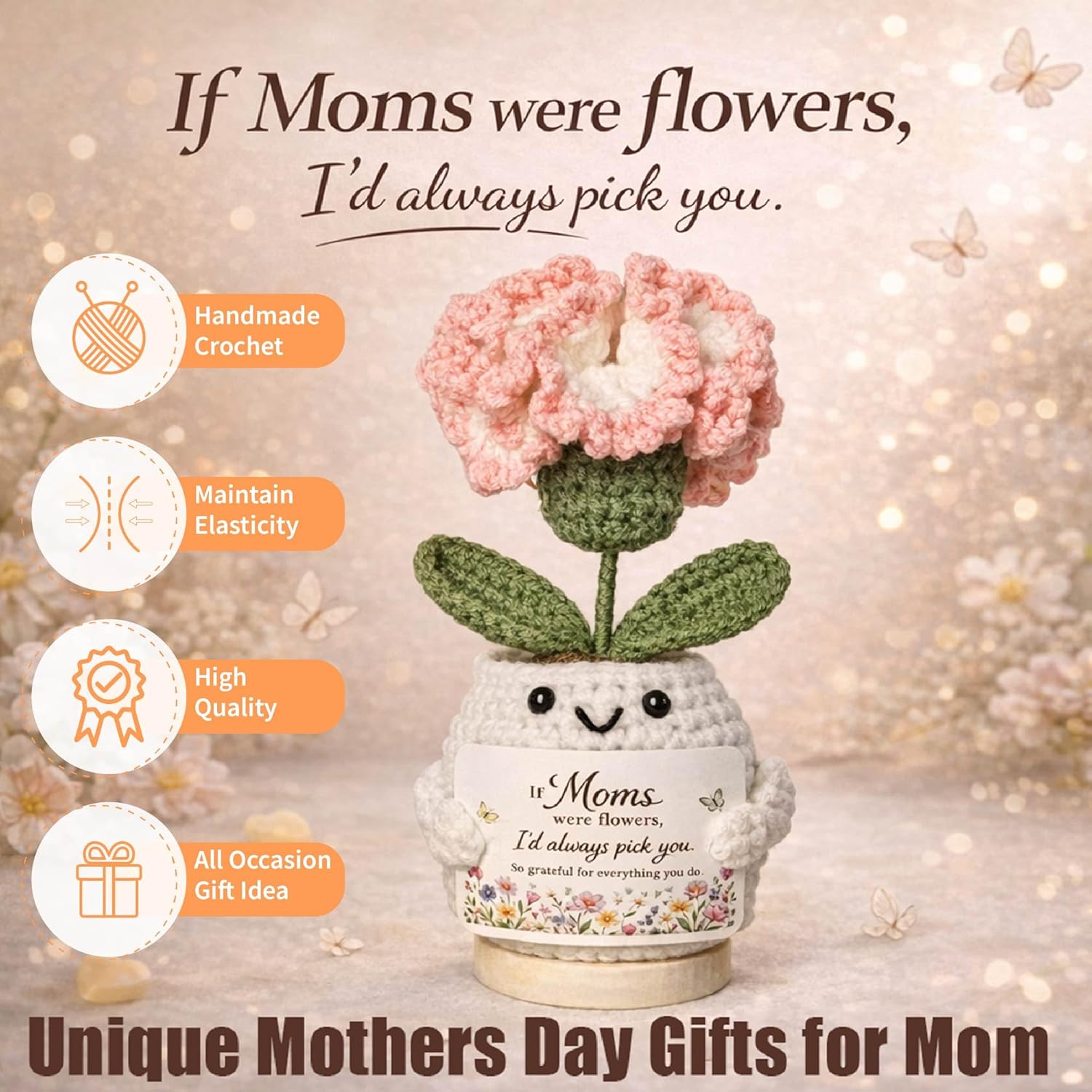 Mothers Day Gifts for Mom, Mothers Day Gift Basket, Best Mom Ever Gift, Moms Birthday Gifts from Daughter Son Husband, Mama Gifts, Birthday Gifts Set Box for Mom Wife